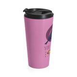 "TOUCAN" Less Single-Use Plastic Design # 85 by © Juliana2me Stainless Steel Travel Mug