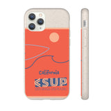 "CALIFORNIA" Less Single-Use Plastic Deisgn #37 by © Juliana2me Biodegradable Phone Case