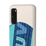 "LUV PATTERN" Less Single-Use Plastic Design #28 by © Juliana2me Biodegradable Phone Case