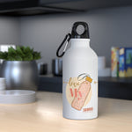 "LOVE MY WATER BOTTLE"  Less Single-Use Plastic Design #181 by © Juliana2me Oregon Sport Bottle