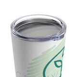 "GROW LOVE" Less Single-Use Plastic Design # 94 by © Juliana2me Stainless Steel Tumbler 20oz