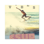 Surf Vibes "Free Refills" Less Single-Use Plastic Design # 226 Rolled Eco Canvas