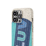 "LUV PATTERN" Less Single-Use Plastic Design #28 by © Juliana2me Biodegradable Phone Case