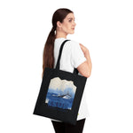 "WHALE" Less Single-Use Plastic Design # 188 by © Juliana2me Organic Cotton Tote Bag