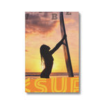 Surf Vibes " Electric Sunrise" Less Single-Use Plastic Design # 215 by © Juliana2me Eco Canvas