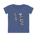 "VERTICAL" Less Single-Use Plastic Design #24 by © Juliana2me Women's Organic T-shirt