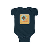 "OTTER" Less Single-Use Plastic Design #80 by © Juliana2me Infant Fine Jersey Bodysuit