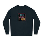 "BE MORE LUVING" Less Single-Use Plastic Design #54 by Juliana2me Unisex Crew Neck Sweatshirt