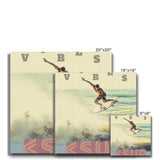 Surf Vibes "Free Refills" Less Single-Use Plastic Design # 226 Eco Canvas