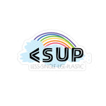 "RAINBOW CLOUD"  Less Single-Use Plastic Design #12 by Juliana2me Stickers