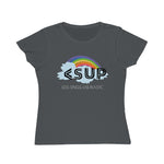 "RAINBOW CLOUD"  Less Single-Use Plastic Design #12 by © Juliana2me Organic Women's Classic T-Shirt