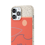 "CALIFORNIA" Less Single-Use Plastic Deisgn #37 by © Juliana2me Biodegradable Phone Case