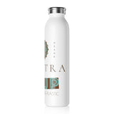 "MANTRA" Less Single-Use Plastic Dessign #77 by © Juliana2me Slim Water Bottle