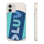 "LUV PATTERN" Less Single-Use Plastic Design #28 by © Juliana2me Biodegradable Phone Case