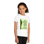 "IT'S OK TO SAY NO" Less Single-Use Plastic Design # 160 by © Juliana2me Kids' Creator T-Shirt