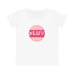 "LUV PATTERN PINK" Less Single-Use Plastic Design # 96 by© Juliana2me Women's Jazzer T-shirt