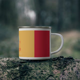 "OTTER" Less Single-Use Plastic Design #80 by © Juliana2me Enamel Camping Mug