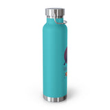 "TOUCAN" Less Single-Use Plastic Design # 85 by © Juliana2me Copper Vacuum Insulated Bottle