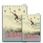 Surf Vibes "Free Refills" Less Single-Use Plastic Design # 226 Eco Canvas