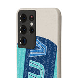 "LUV PATTERN" Less Single-Use Plastic Design #28 by © Juliana2me Biodegradable Phone Case