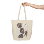 "HORSESHOE CRABS" ART 4 Less Single-Use Plastic Design # 1 by © Anina Sinclair Canvas Shopping Tote