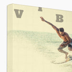 Surf Vibes "Free Refills" Less Single-Use Plastic Design # 226 Eco Canvas