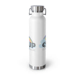 "RAINBOW CLOUD"  Less Single-Use Plastic Design #12 by ©Juliana2me 22oz Vacuum Insulated Bottle