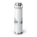 "RAINBOW CLOUD"  Less Single-Use Plastic Design #12 by ©Juliana2me 22oz Vacuum Insulated Bottle