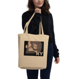 "NEW YORK BYOBag BLACK & BROWN" Less Single-Use Plastic Design #30 by © Juliana2me Eco Tote Bag