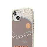 "UTAH" Less Single-Use Plastic Design #39 by © Juliana2me Biodegradable Phone Case