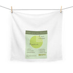 "MAKE YOUR OWN DRESSING"  Less Single-Use Plastic Design # 17 by © Juliana2me Tea Towel