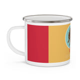 "OTTER" Less Single-Use Plastic Design #80 by © Juliana2me Enamel Camping Mug