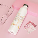 "STARFISH" Less Single-Use Plastic Design # 136 by © Juliana2me Slim Water Bottle