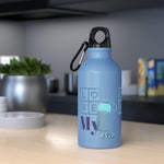 "LOVE MY WATER BOTTLE"  Less Single-Use Plastic Design #180 by © Juliana2me Oregon Sport Bottle