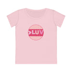 "LUV PATTERN PINK" Less Single-Use Plastic Design # 96 by© Juliana2me Women's Jazzer T-shirt