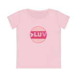 "LUV PATTERN PINK" Less Single-Use Plastic Design # 96 by© Juliana2me Women's Jazzer T-shirt