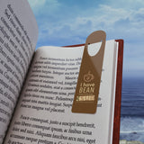 "COFFEE BEAN" Less Single-Use Plastic Design # 72 by © Juliana2me Bookmark