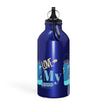 "LOVE MY WATER BOTTLE"  Less Single-Use Plastic Design #179 by © Juliana2me Oregon Sport Bottle