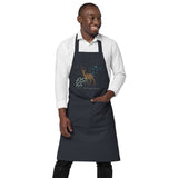 "OH DEER" Less Single-Use Plastic Design # 111 Organic Cotton Apron