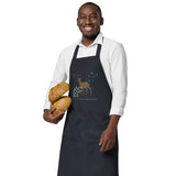 "OH DEER" Less Single-Use Plastic Design # 111 Organic Cotton Apron