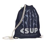 "GROWING TALL" Less Single-Use Plastic Deisgn # 114 by © Juliana2me Organic Cotton Drawstring Bag