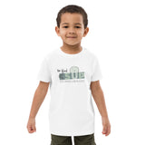 "BE KIND" Less Single-Use Plastic Design # 32 by © Juliana2me Organic cotton kids t-shirt