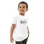 "BE KIND" Less Single-Use Plastic Design # 32 by © Juliana2me Organic cotton kids t-shirt