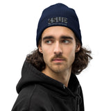 Organic ribbed beanie