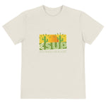 "DESERT SUNSET" Less Single-Use Plastic Design #49 by © Juliana2me Organic Unisex T-Shirt