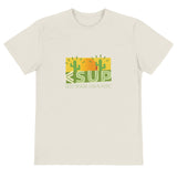 "DESERT SUNSET" Less Single-Use Plastic Design #49 by © Juliana2me Organic Unisex T-Shirt