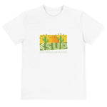 "DESERT SUNSET" Less Single-Use Plastic Design #49 by © Juliana2me Organic Unisex T-Shirt