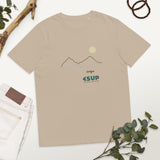 "OREGON" Less Single-Use Plastic Design # 97 by © Juliana2me Unisex Organic Cotton T-Shirt