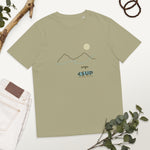 "OREGON" Less Single-Use Plastic Design # 97 by © Juliana2me Unisex Organic Cotton T-Shirt