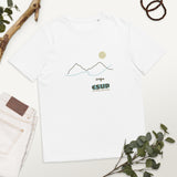 "OREGON" Less Single-Use Plastic Design # 97 by © Juliana2me Unisex Organic Cotton T-Shirt